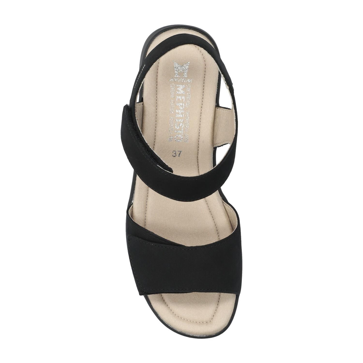 sandales femme modèle Floraline Noir - Mephisto